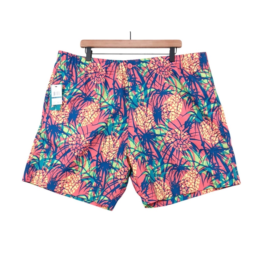 Joe Marlin Hybrid Swim Shorts Mens 2XL XXL Drunken Watermelon Drawstring NEW